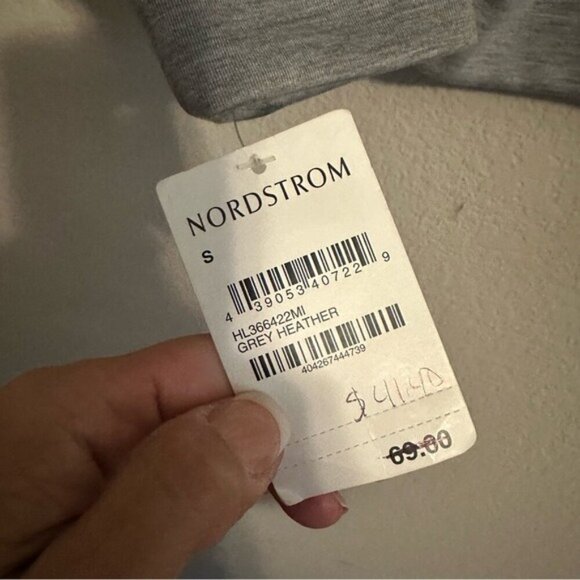 Trouvé Gray Women's Sweater with Tie Detail Size Small NWT - Picture 10 of 11